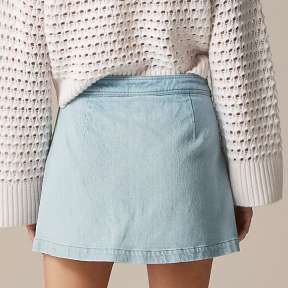 J. Crew Denim skort Size 0 - Picture 2 of 12